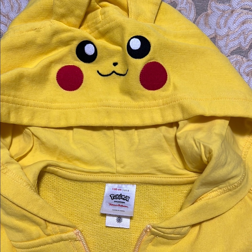 Pokémon French Terry Hoodie bright yellow - Picture 2 of 4